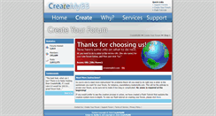 Desktop Screenshot of createmybb3.com