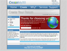 Tablet Screenshot of createmybb3.com